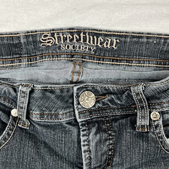 Women's Streetwear Society Straight Cut Jeans Size 7 - Picture 2 of 7